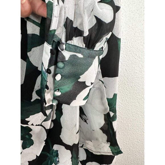 THE KOOPLES Short Printed Multi Long Sleeve Dress Size XS Cocktail NWOT - Picture 11 of 15